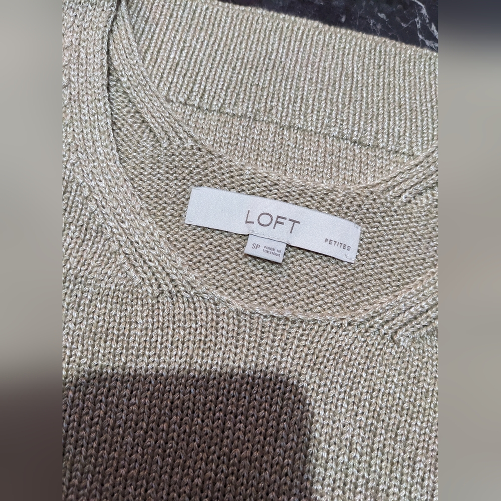 Loft petites knit tank top